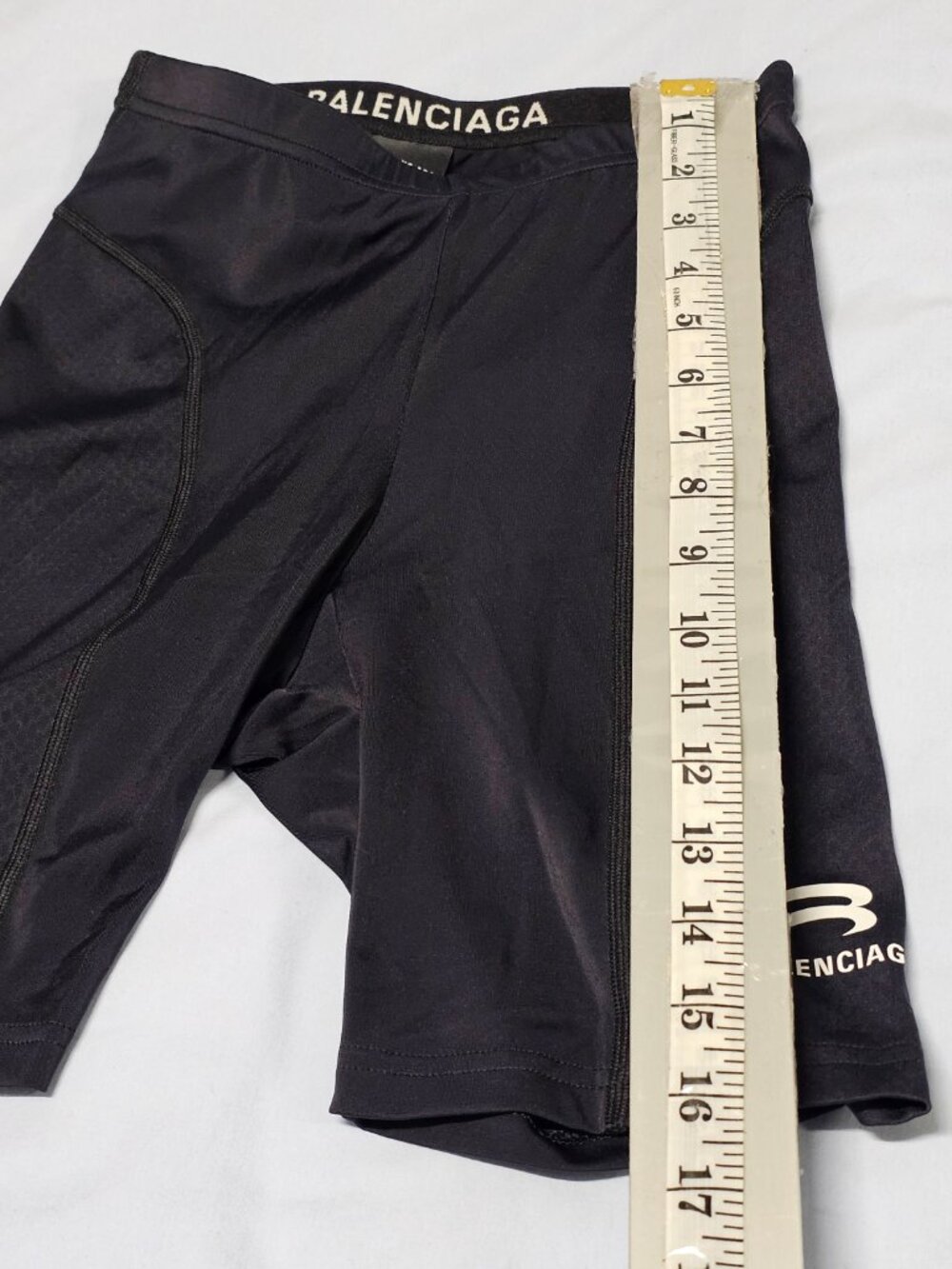 Balenciaga Women’s Black Cycling Athletic Shorts - Picture 8 of 14